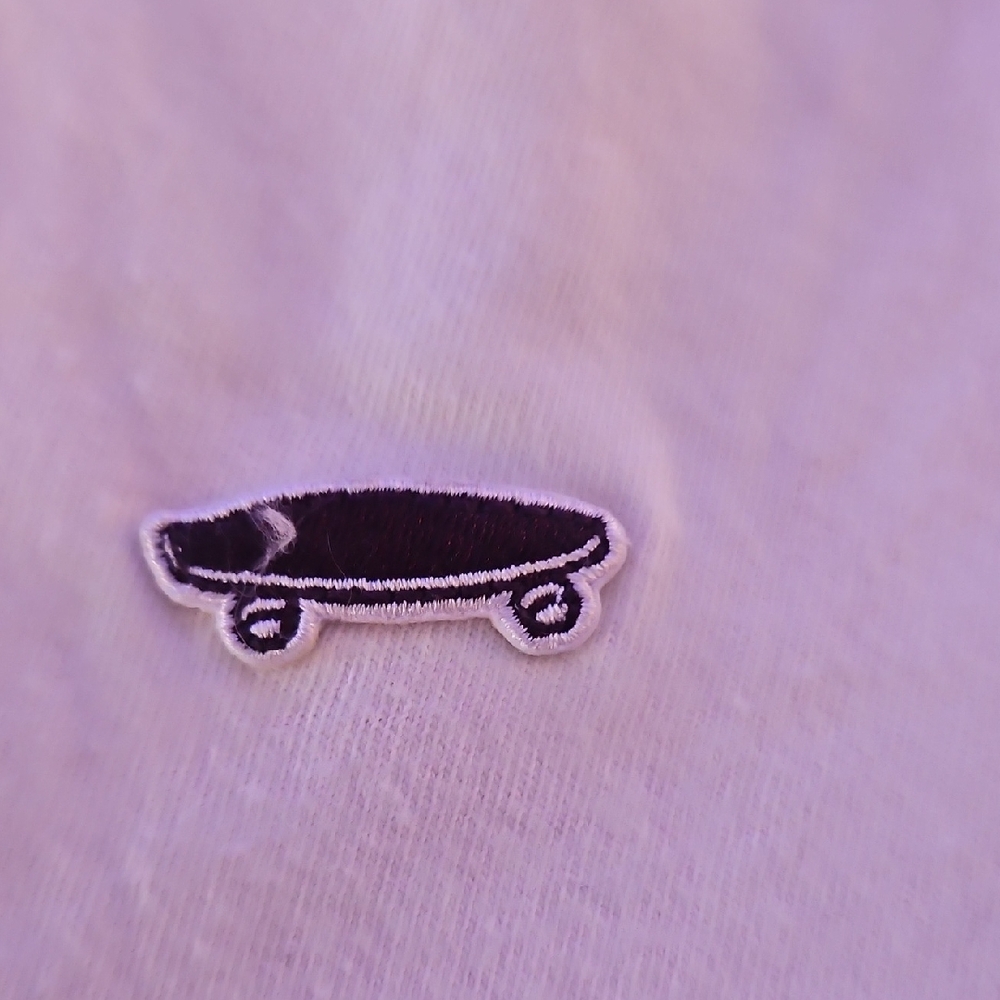 Vans  Classic Skate Board White and Purple T-Shirt